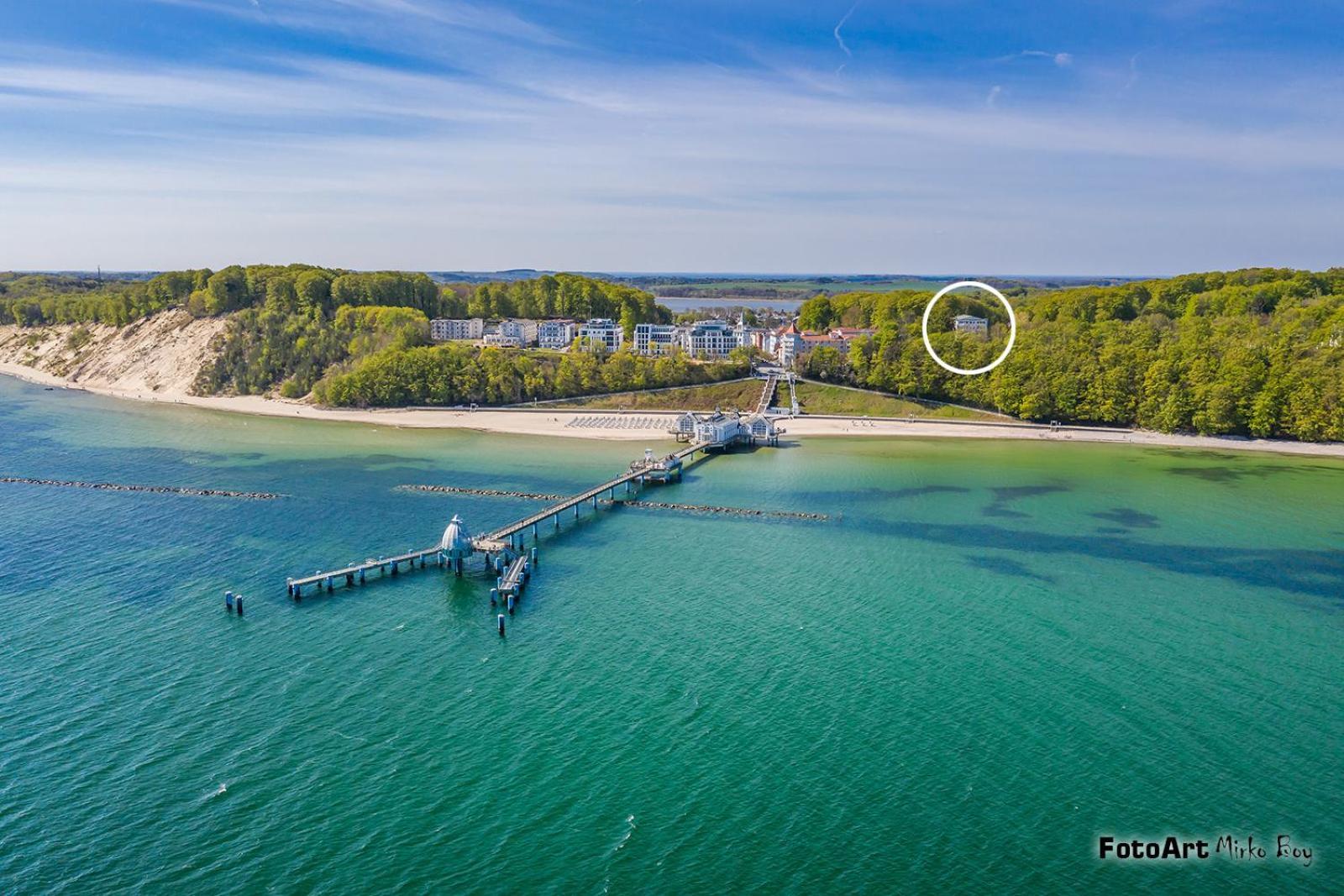 " Residenz Seeblick" Studio 27 Mit Seitlichem Ostseeblick ゼリン エクステリア 写真